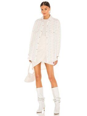 💕IRO💕 Marsh Shacket ~ Ecru/Silver EU 34